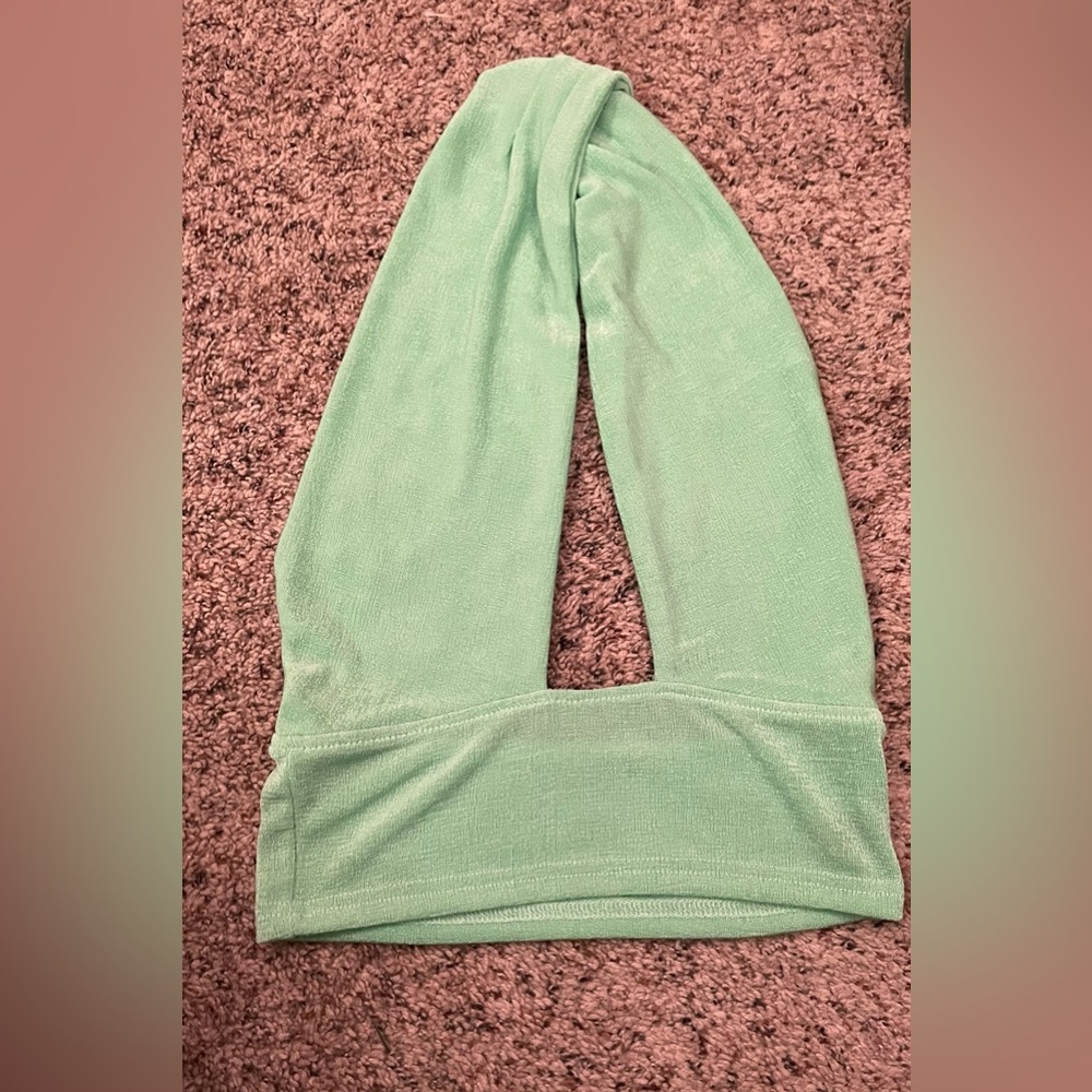 Neck wrap top